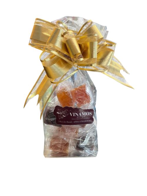 Sachet de Pâtes de Fruits Grande Tradition Cube Abricot/Fraise/Mandarine 100g Cruzilles