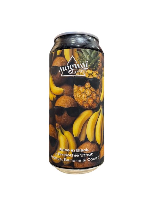 Juice in Black Smoothie Stout Ananas Banane & Coco 44cl Mogwai
