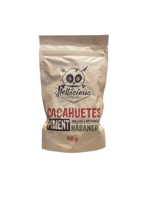 VINA1522 Sachet Cacahuète au Piment Habanero 100g Hellicious