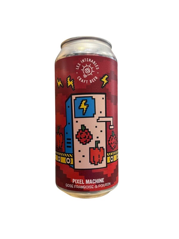 VINA1526 Pixel Machine Gose Framboise & Poivron 44cl Les Intenables