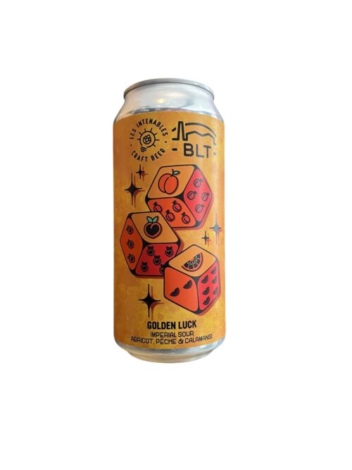 VINA1607 Golden Luck Imperial Sour Pêche, Abricot & Calamansi (collab BLT) 44cl Les Intenables
