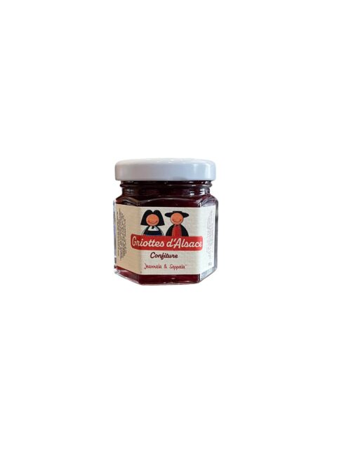 Confiture de Griottes d'Alsace 50g Jeannala et Seppala