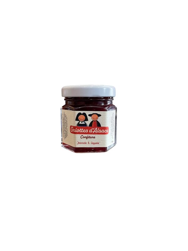 Confiture de Griottes d'Alsace 50g Jeannala et Seppala