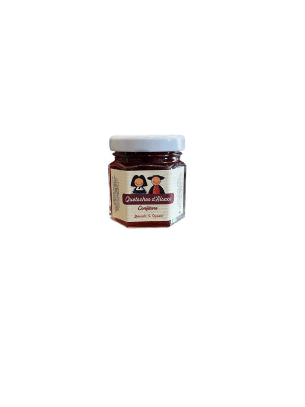 Confiture de Quetsches d'Alsace 50g Jeannala et Seppala