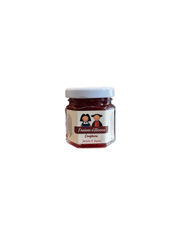 Confiture de Fraises d'Alsace 50g Jeannala et Seppala