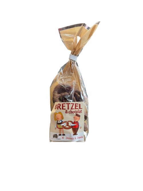 Sachet de Bretzels enrobées de Chocolat 60g Jeannala et Seppala
