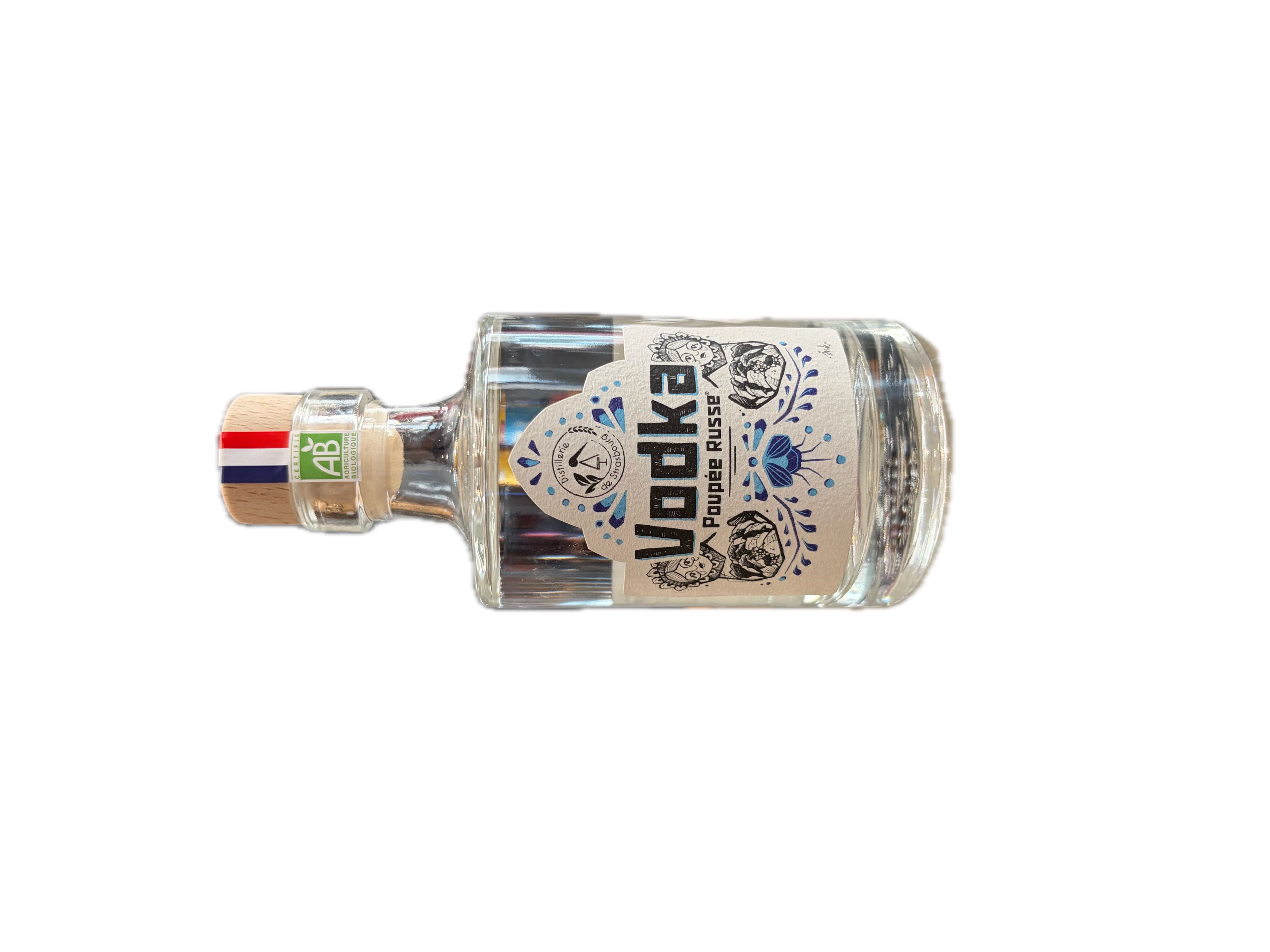 VINA1686 Vodka Poupée Russe BIO 20cL Distillerie de Strasbourg