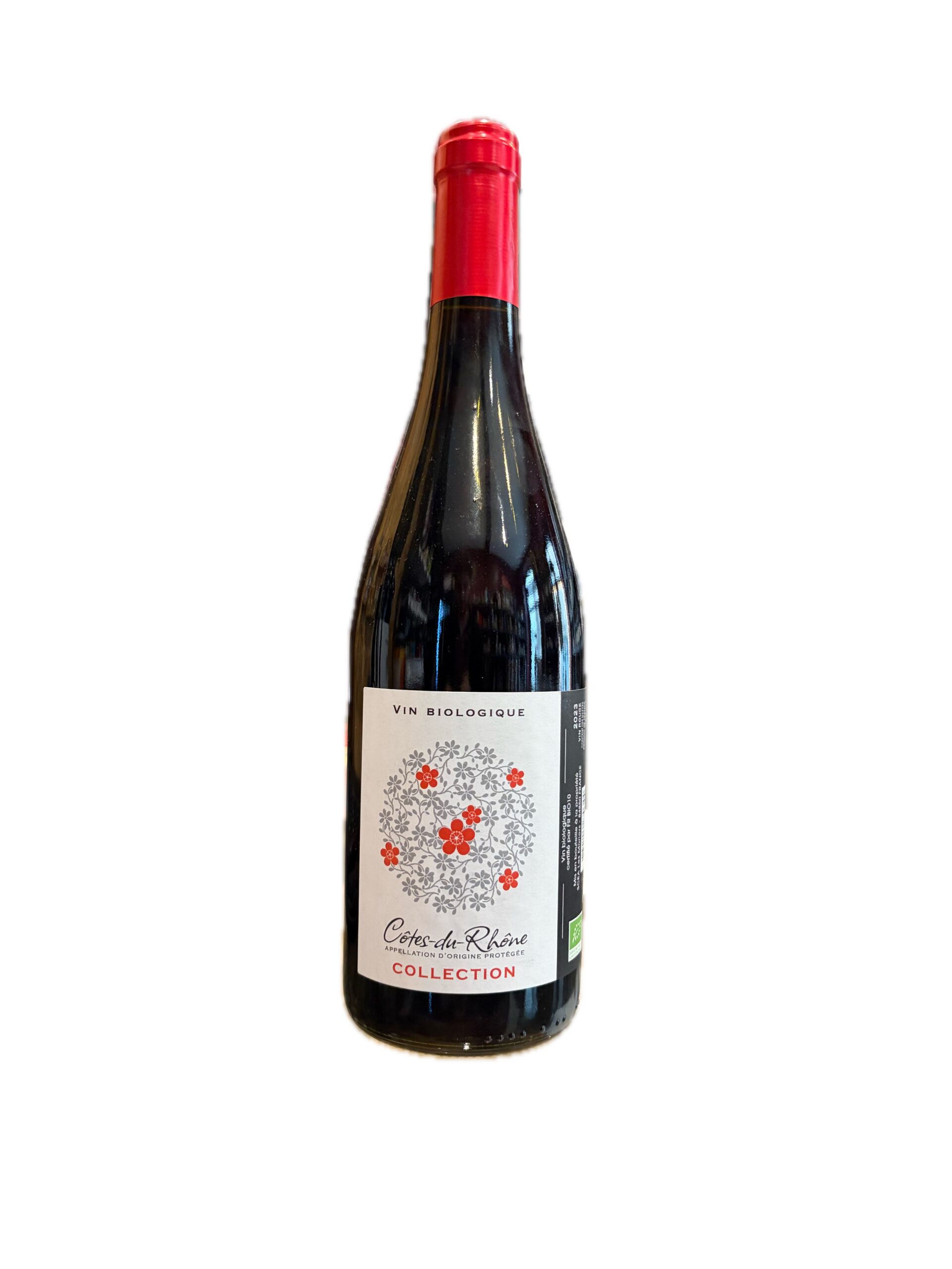 AOP Côtes du Rhône Rouge 2023 BIO Les Mûriers 75cL Domaine Benedetti