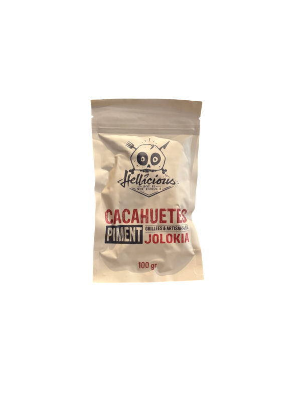 VINA1733 Sachet Cacahuète au Piment Jolokia 100g Hellicious