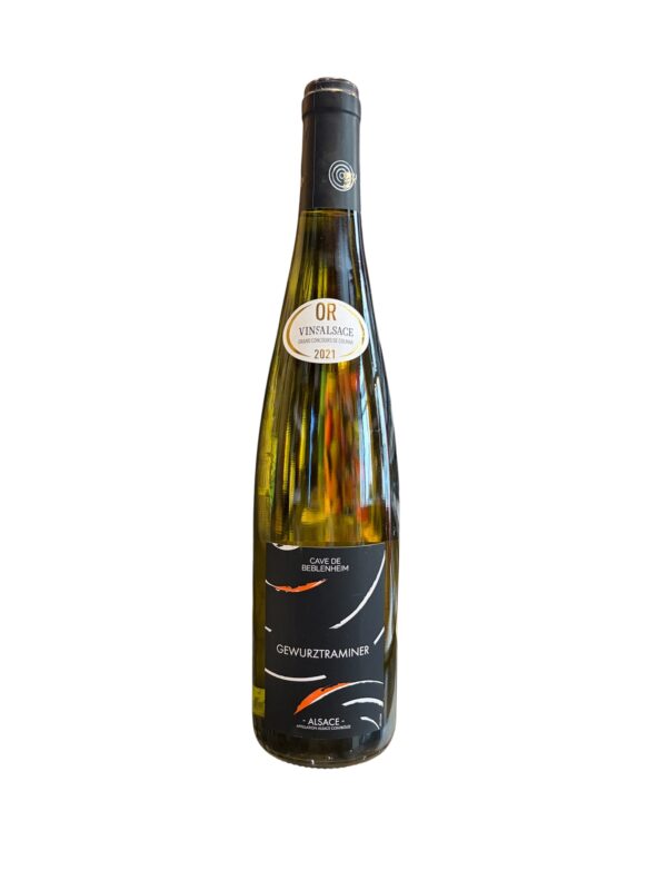 Gewurztraminer 2020 Médaille d'Or Colmar 2021 75cL Cave de Beblenheim