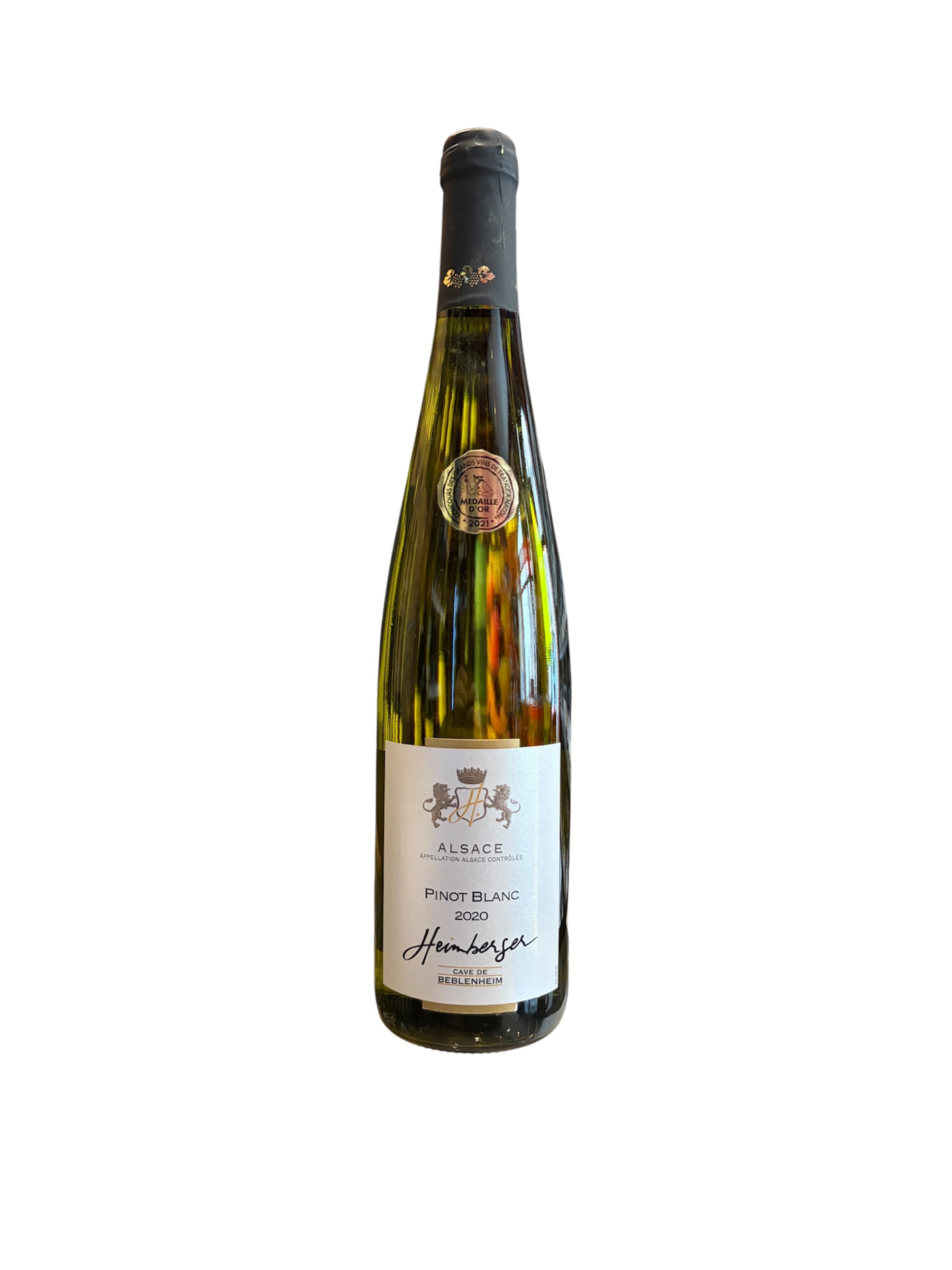 VINA1753 Pinot Blanc 2020 Médaille d'Or Macon 2021 75cL Cave de Beblenheim